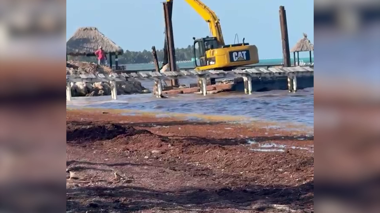 Illegal Dredging Claims Mexico Rock Near Ambergris Caye