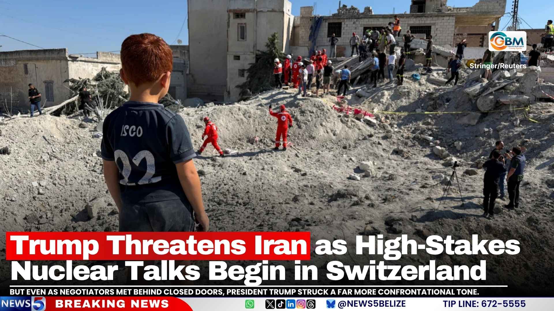 Trump Threatens Iran as High-Stakes Nuclear Talks Begin in Switzerland