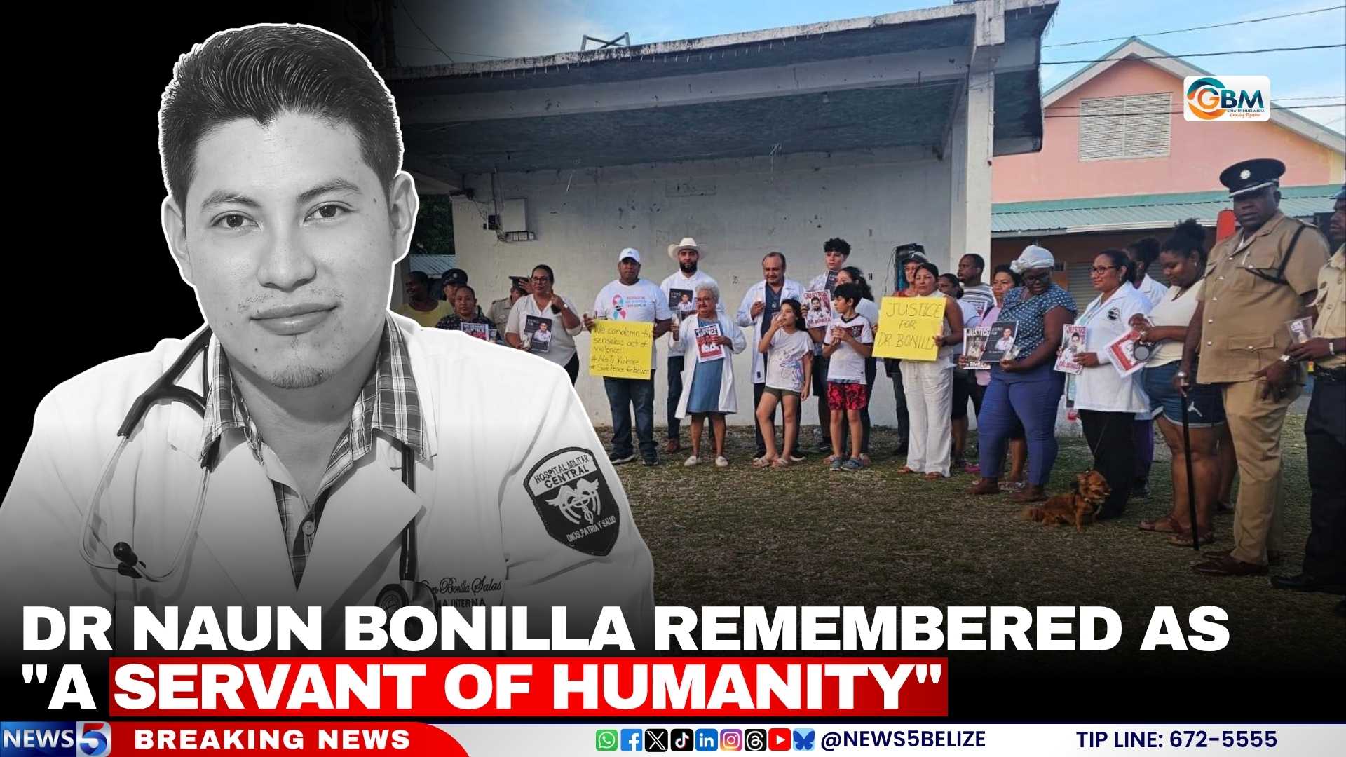 Dr Naun Bonilla Remembered as "A Servant of Humanity“