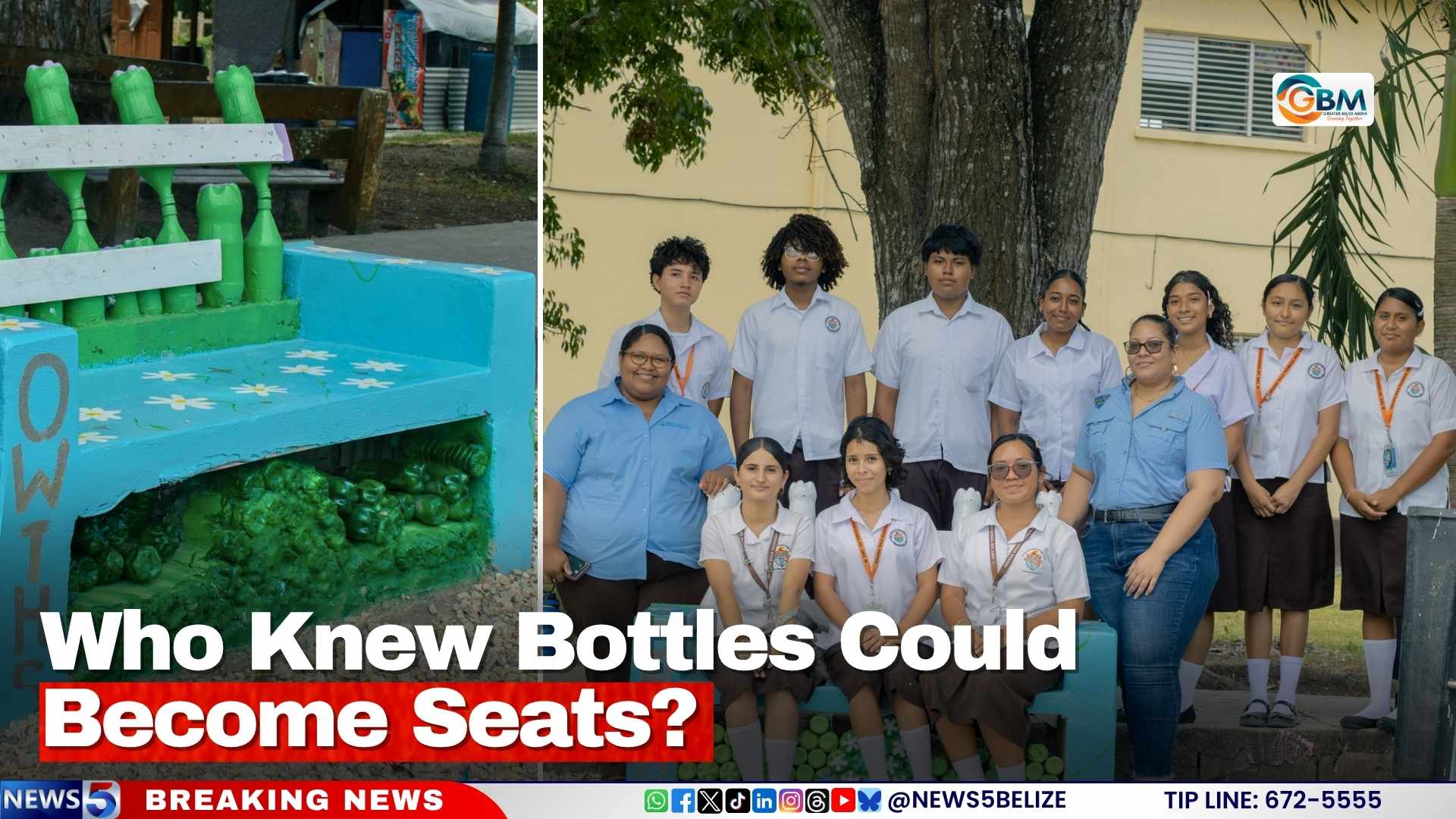 Who Knew Bottles Could Become Seats?