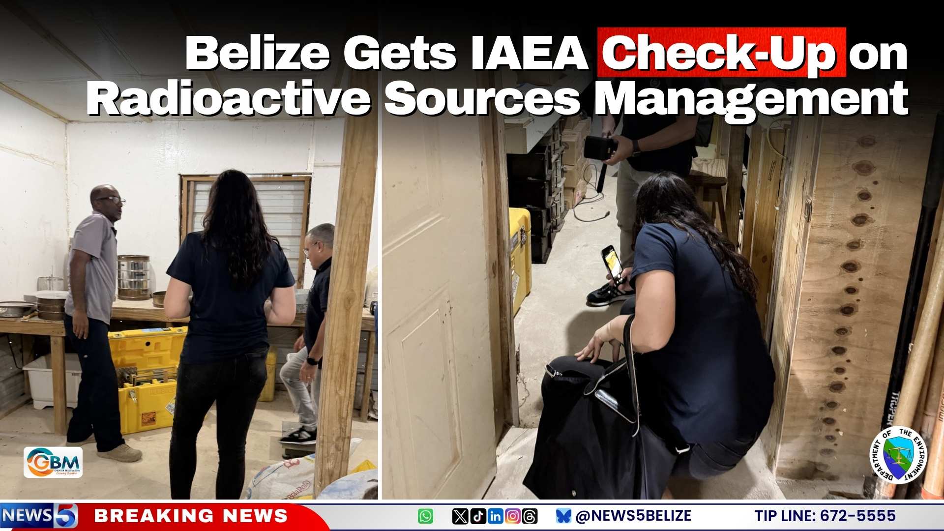 Belize Gets IAEA Check-Up on Radioactive Sources Management