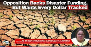 Opposition Backs Disaster Funding, But Wants Every Dollar Tracked
