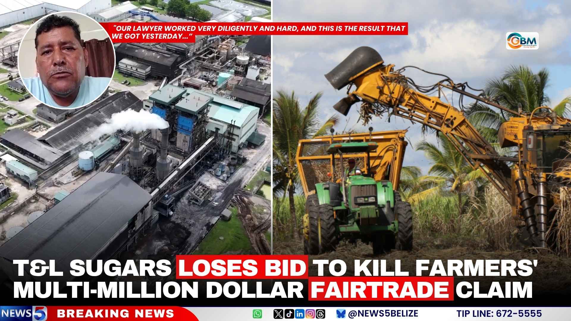 T&L Sugars Loses Bid to Kill Farmers' Multi-Million Dollar Fairtrade Claim