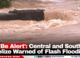 'Be Alert': Central and South of Belize Warned of Flash Flooding