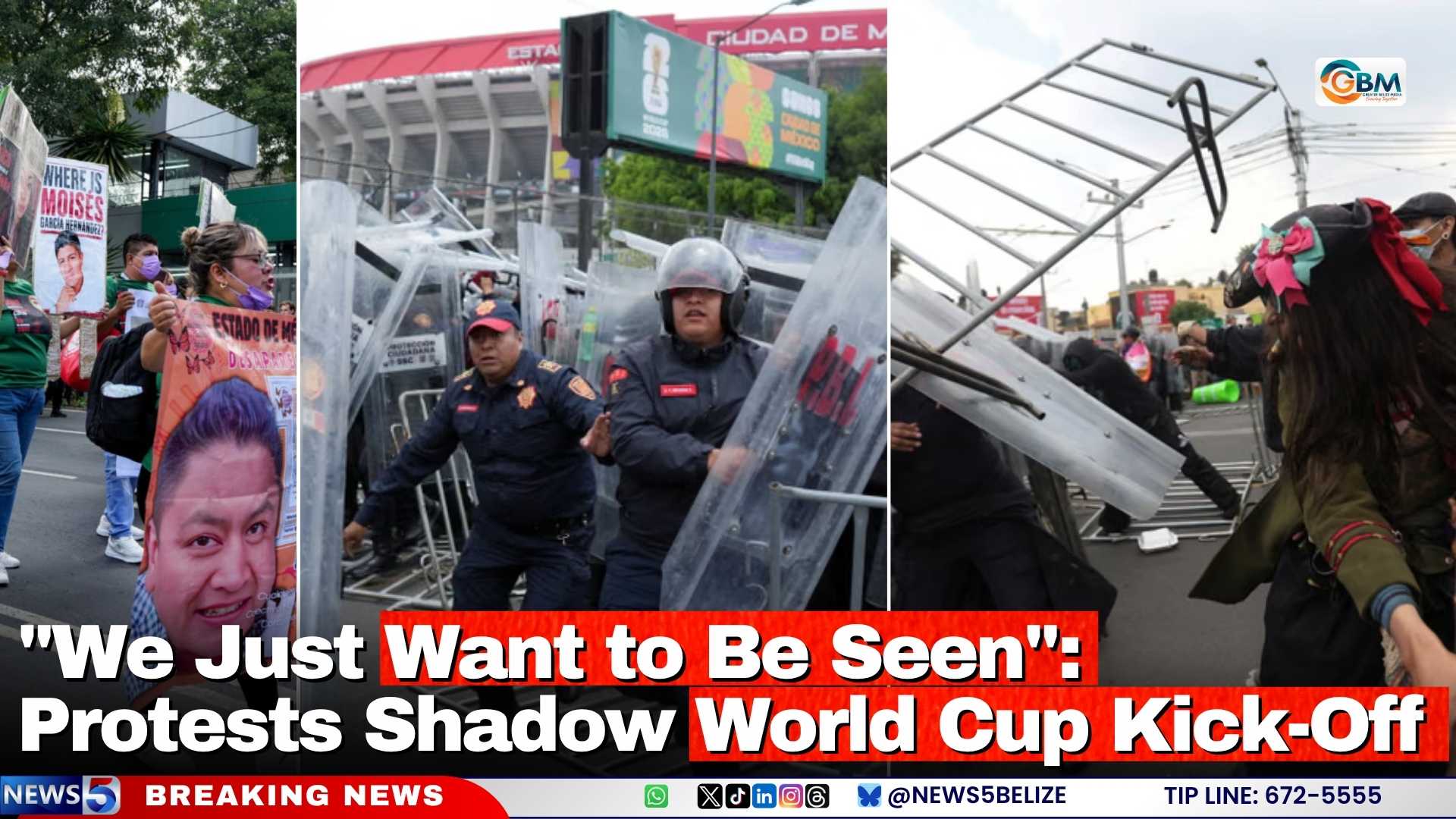 "We Just Want to Be Seen": Protests Shadow World Cup Kick-Off