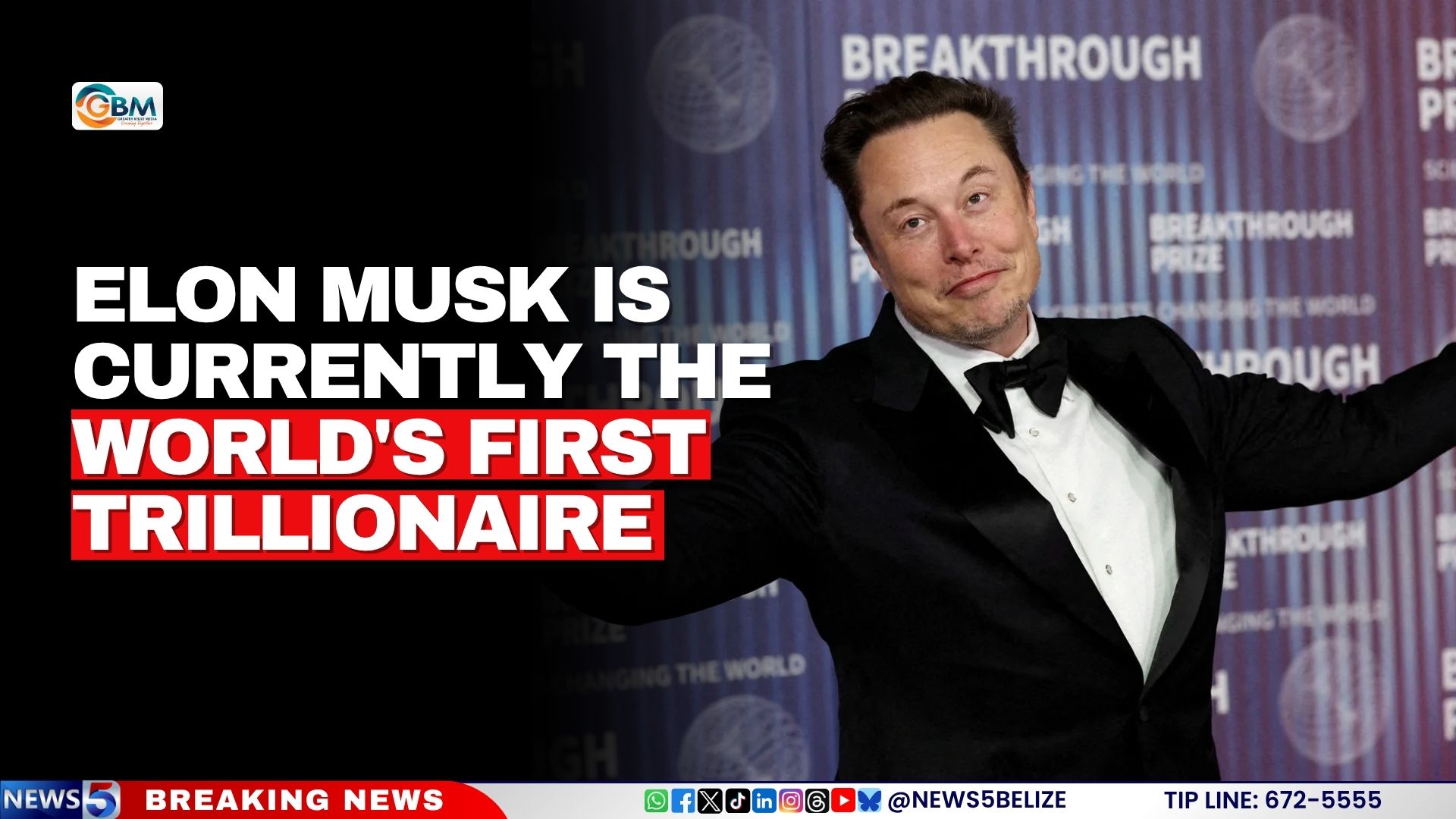 Elon Musk is Currently the World's First Trillionaire