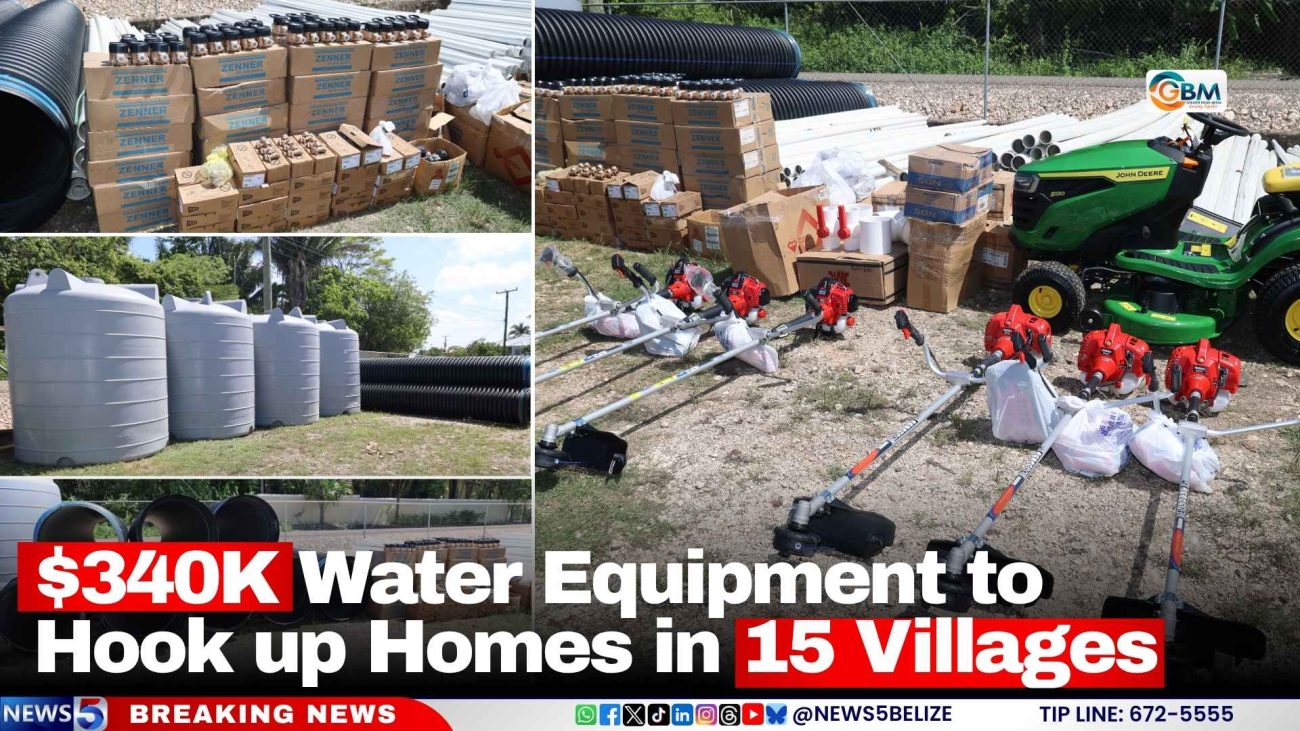 $340K Water Equipment to Hook up Homes in 15 Villages