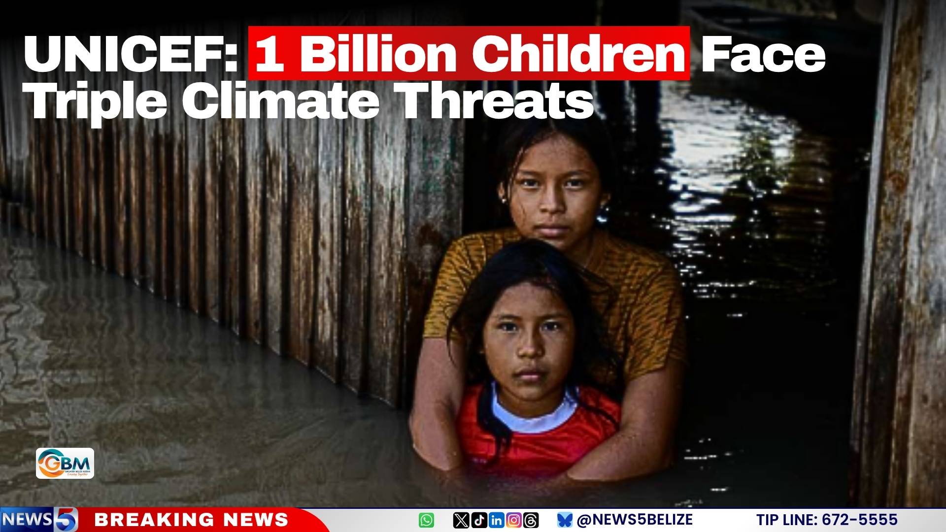 UNICEF: 1 Billion Children Face Triple Climate Threats