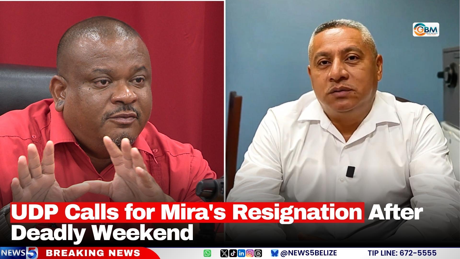 UDP Calls for Mira's Resignation After Deadly Weekend