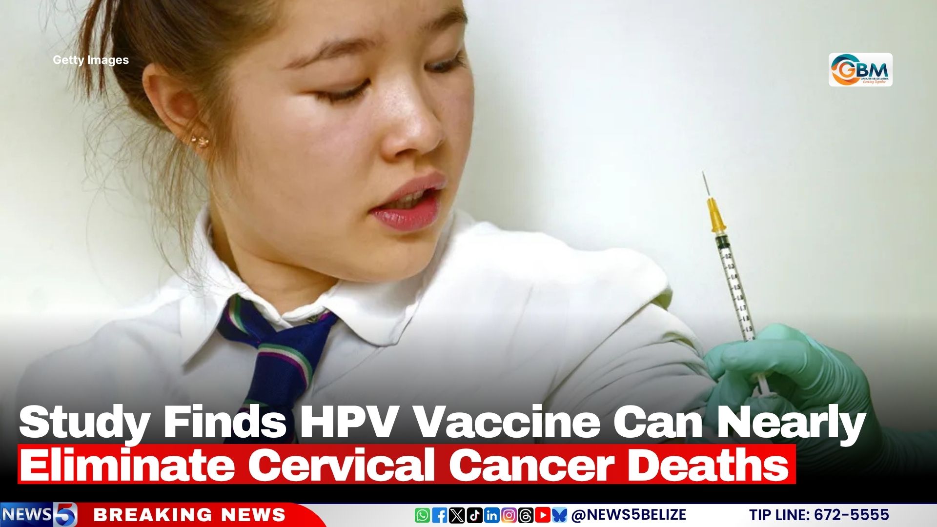 Study Finds HPV Vaccine Can Nearly Eliminate Cervical Cancer Deaths