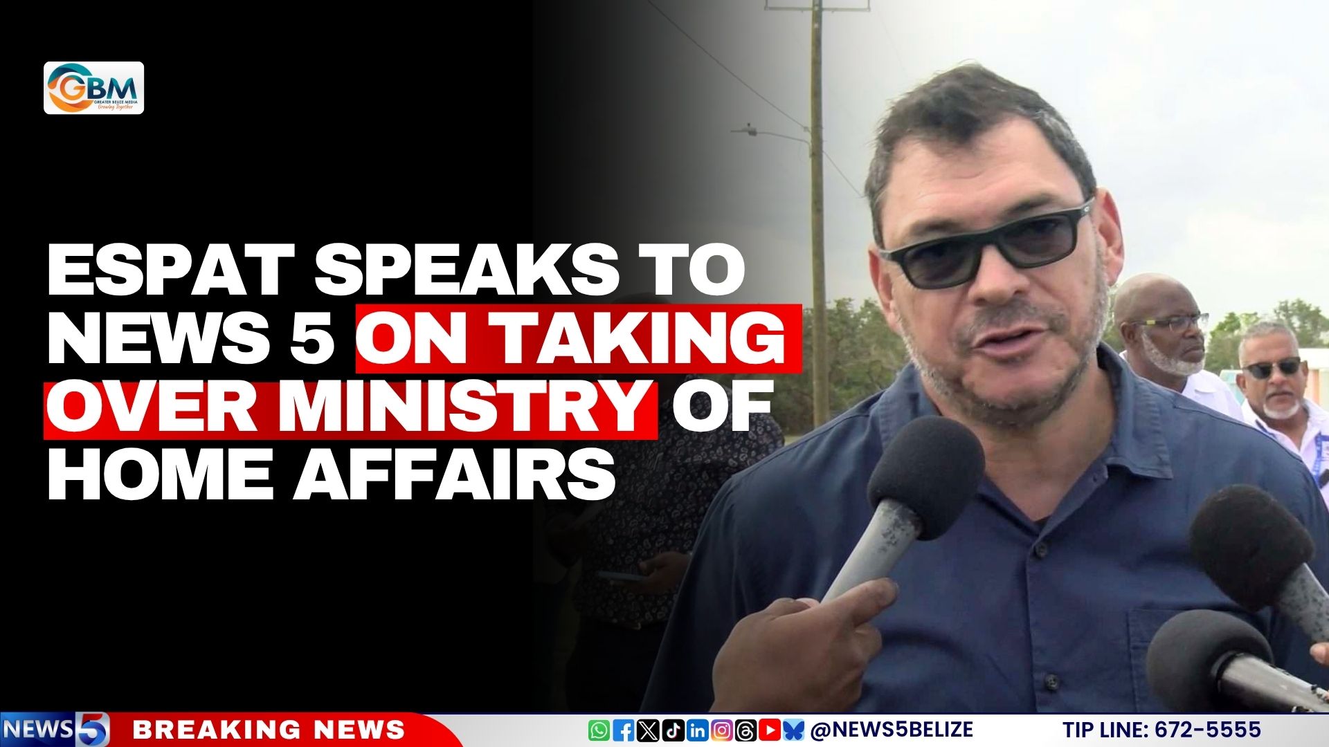 Espat Speaks to News 5 on Taking Over Ministry of Home Affairs