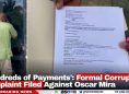'Hundreds of Payments': Formal Corruption Complaint Filed Against Oscar Mira
