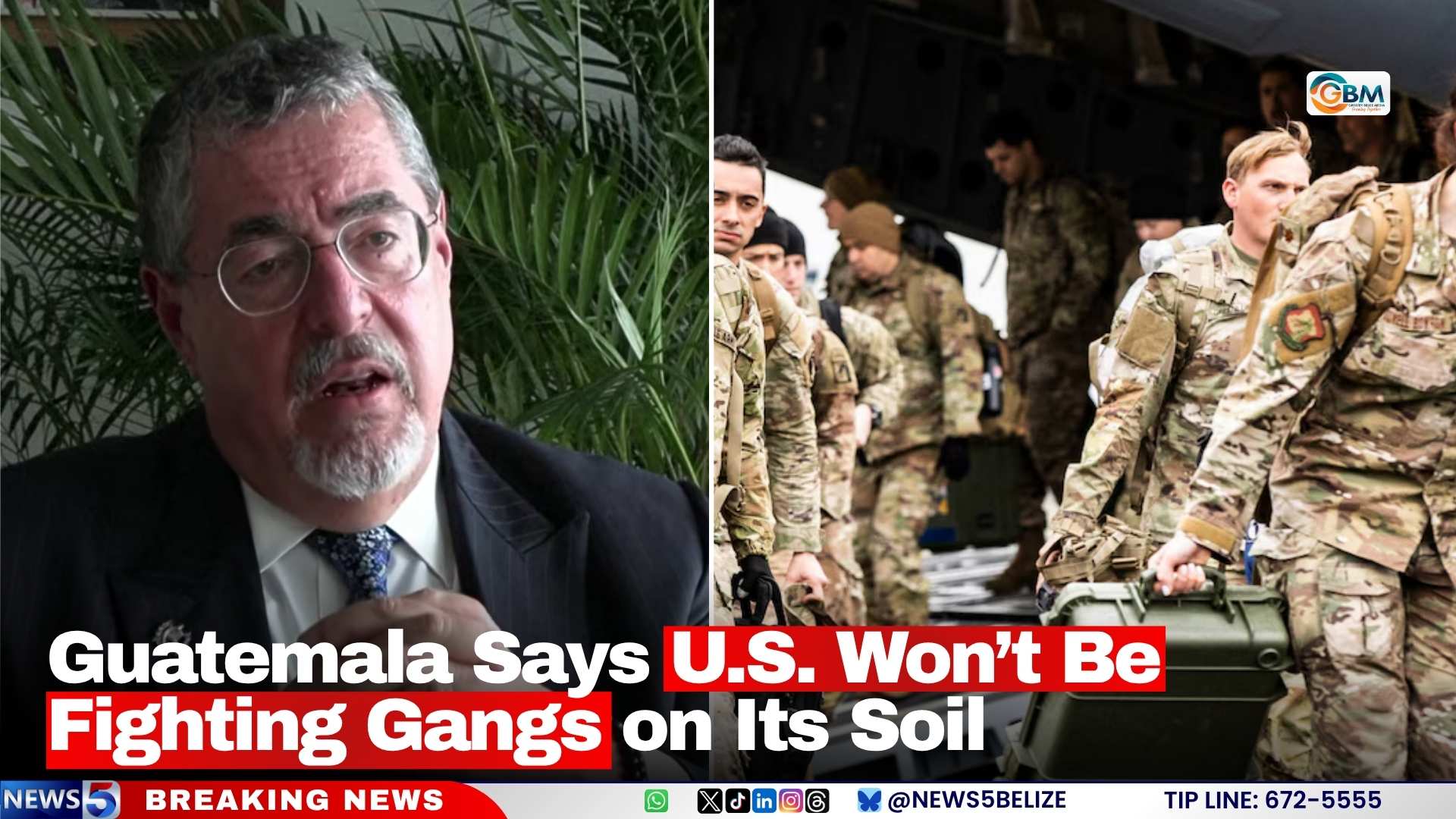 Guatemala Says U.S. Won’t Be Fighting Gangs on Its Soil