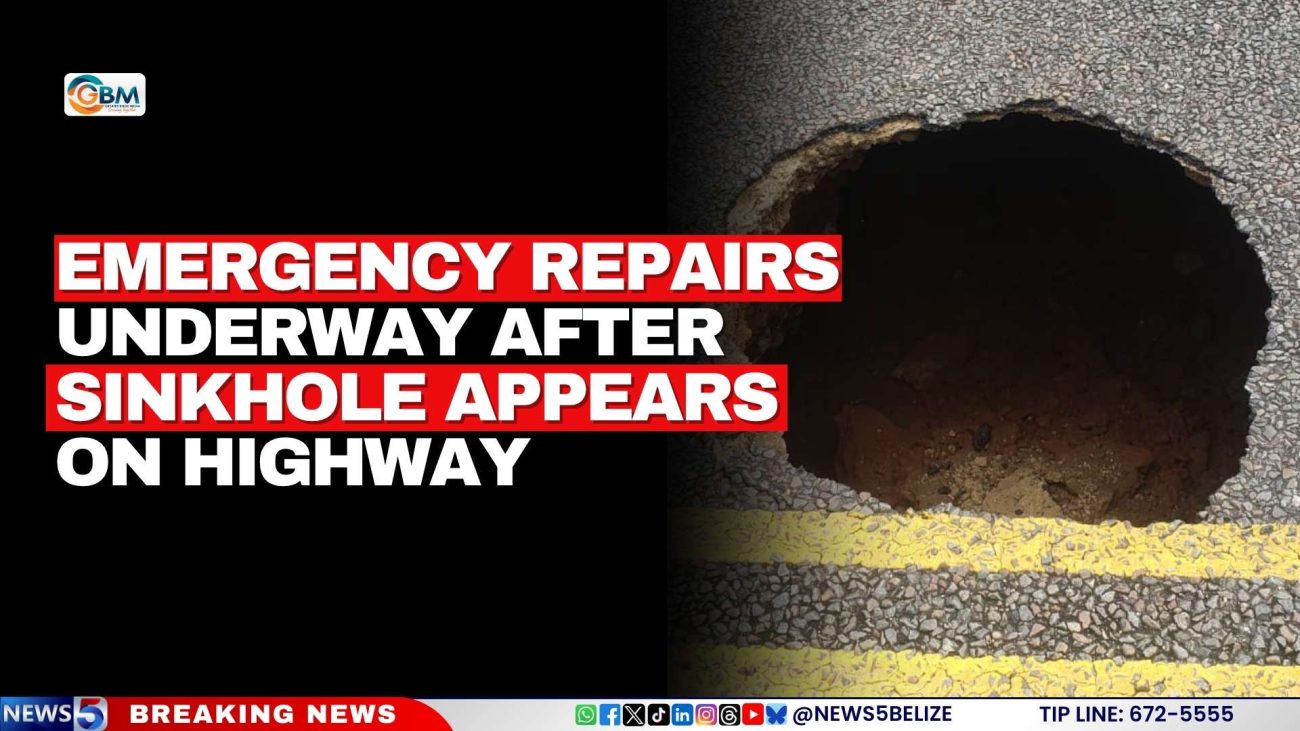 Emergency Repairs Underway After Sinkhole Appears on Highway