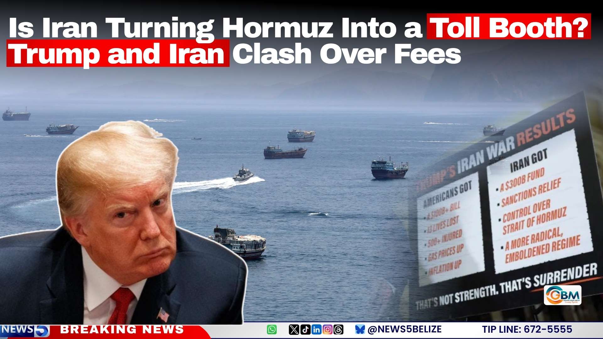 Is Iran Turning Hormuz Into a Toll Booth? Trump and Iran Clash Over Fees