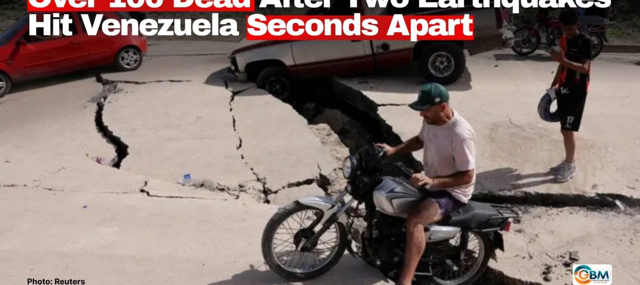 Over 100 Dead After Two Earthquakes Hit Venezuela Seconds Apart