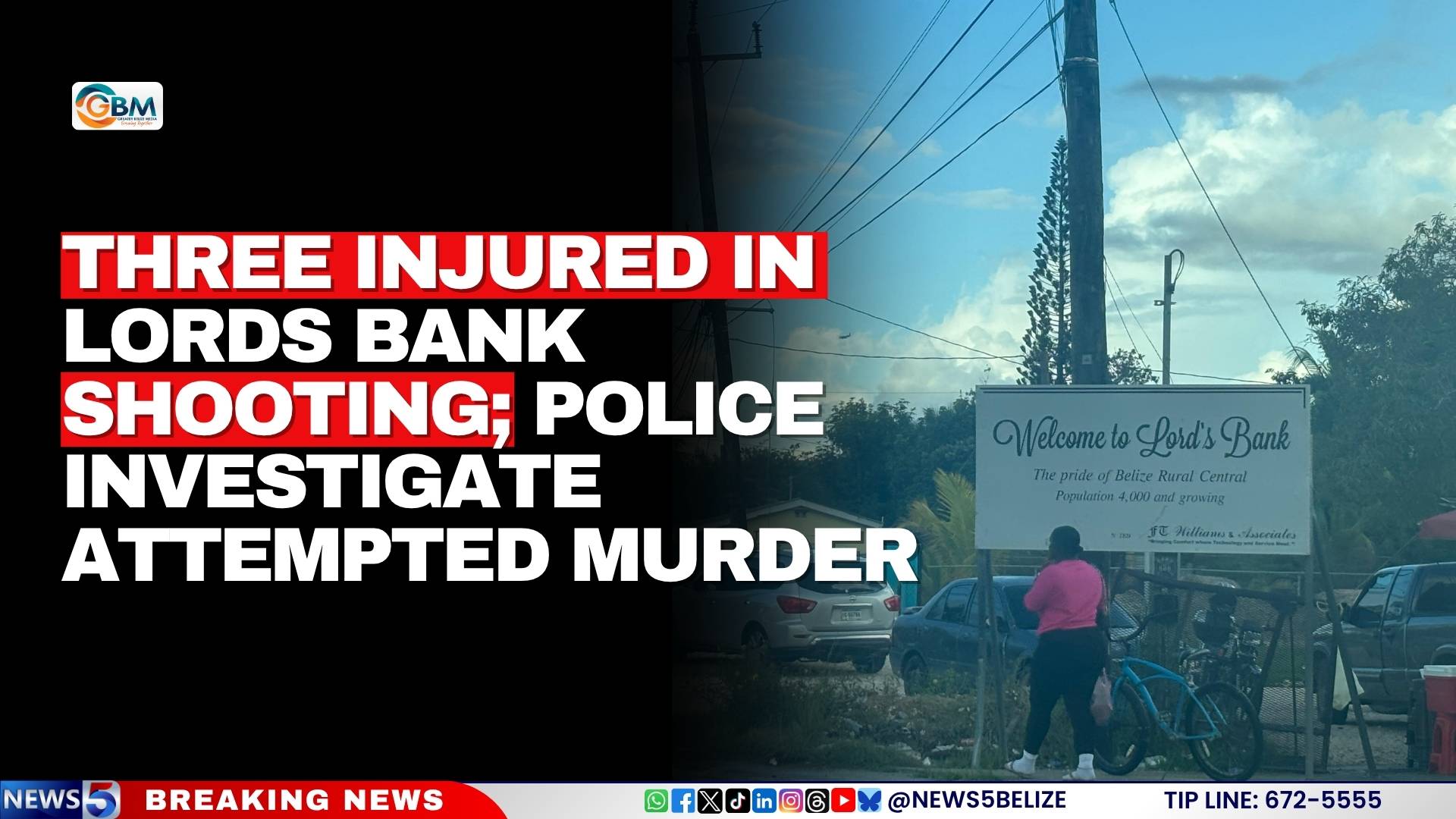 Three Injured in Lords Bank Shooting; Police Investigate Attempted Murder