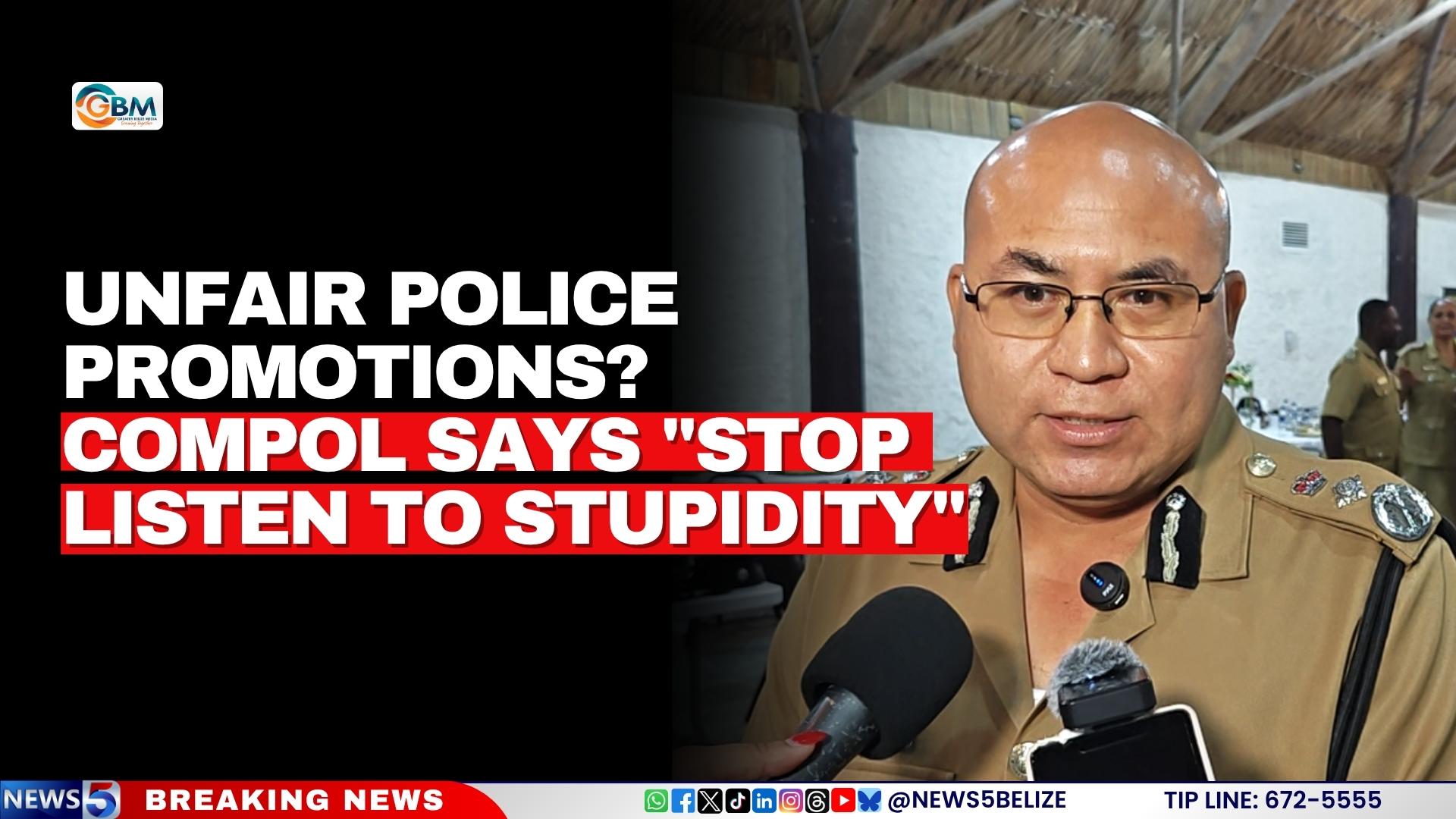 Unfair Police Promotions? Compol Says "Stop Listen to Stupidity"Unfair Police Promotions? Compol Says "Stop Listen to Stupidity"