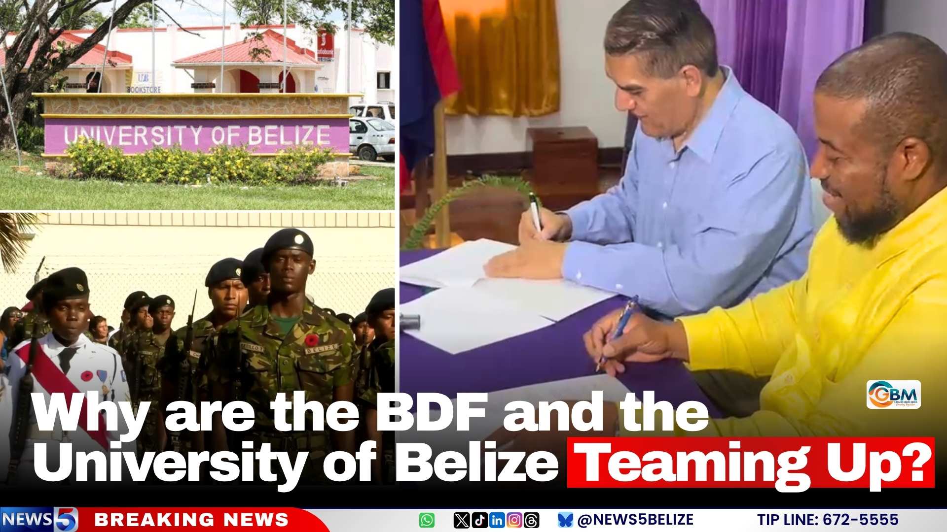 Why are the BDF and the University of Belize Teaming Up?