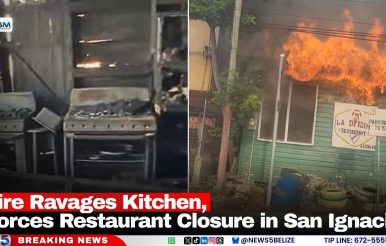 Fire Ravages Kitchen, Forces Restaurant Closure in San Ignacio