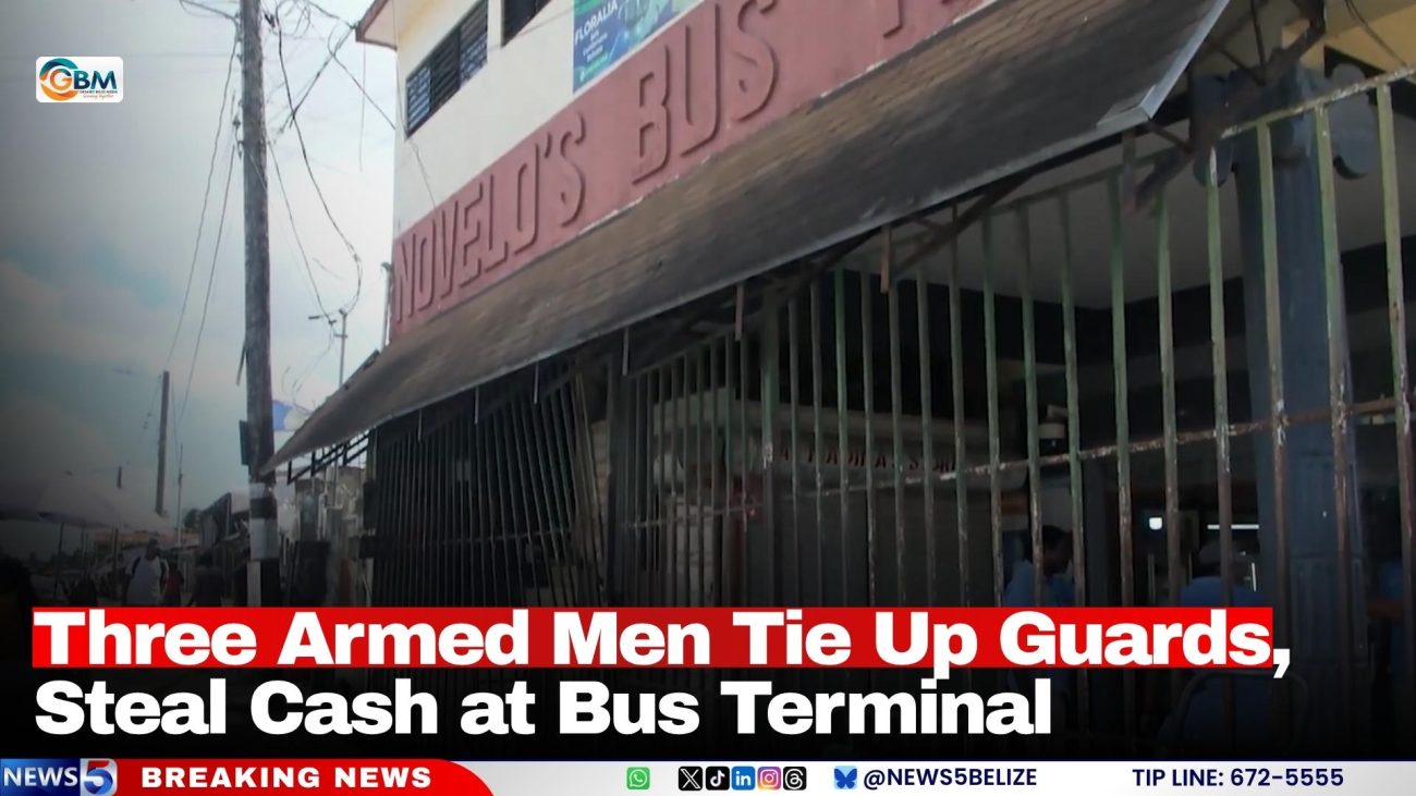 Three Armed Men Tie Up Guards, Steal Cash at Bus Terminal