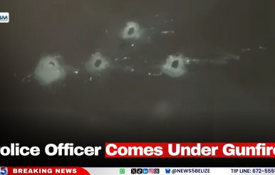 Police Officer Comes Under Gunfire