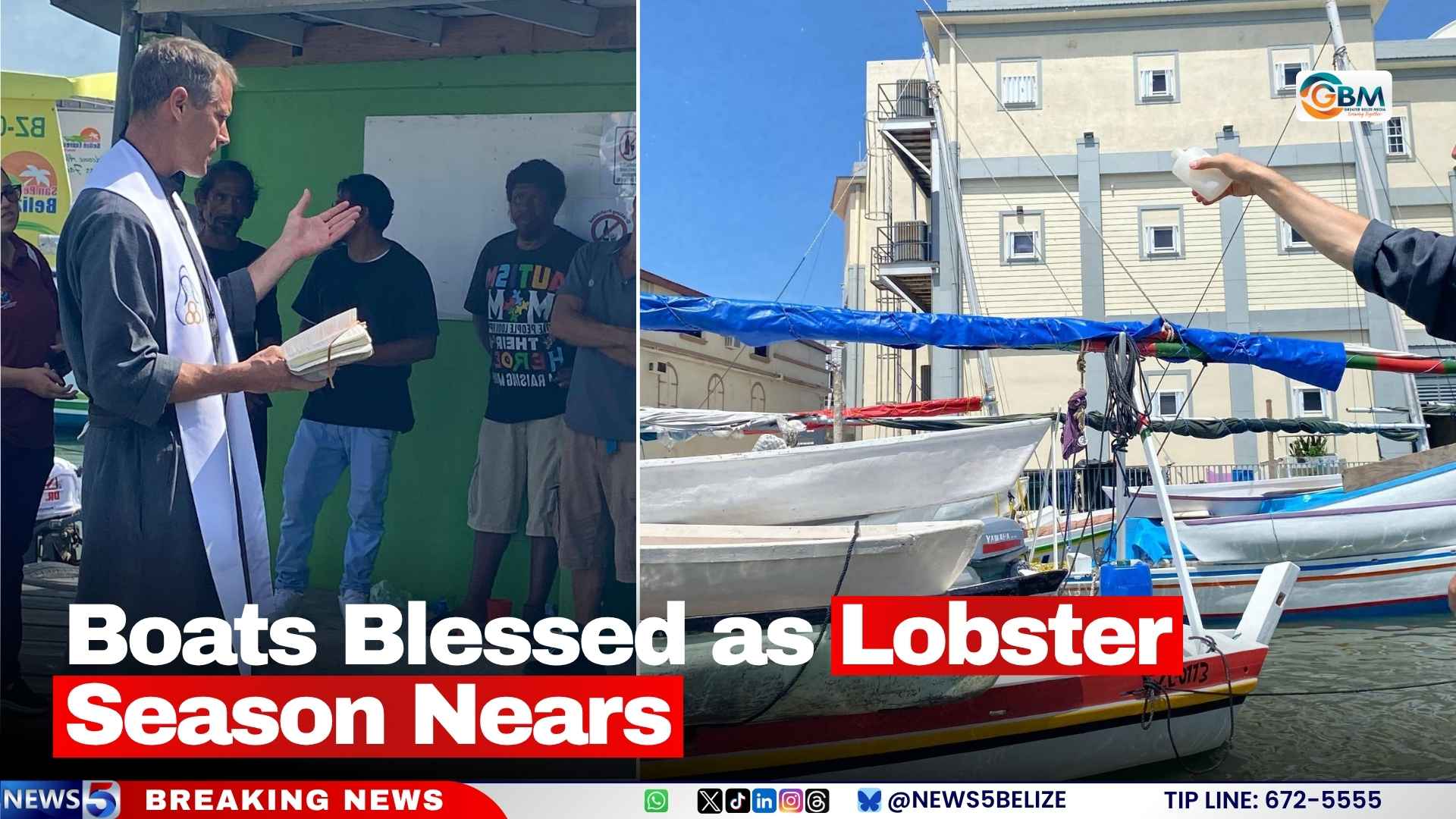 Boats Blessed as Lobster Season Nears