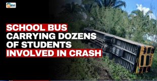 School Bus Carrying Dozens of Students Involved in Crash