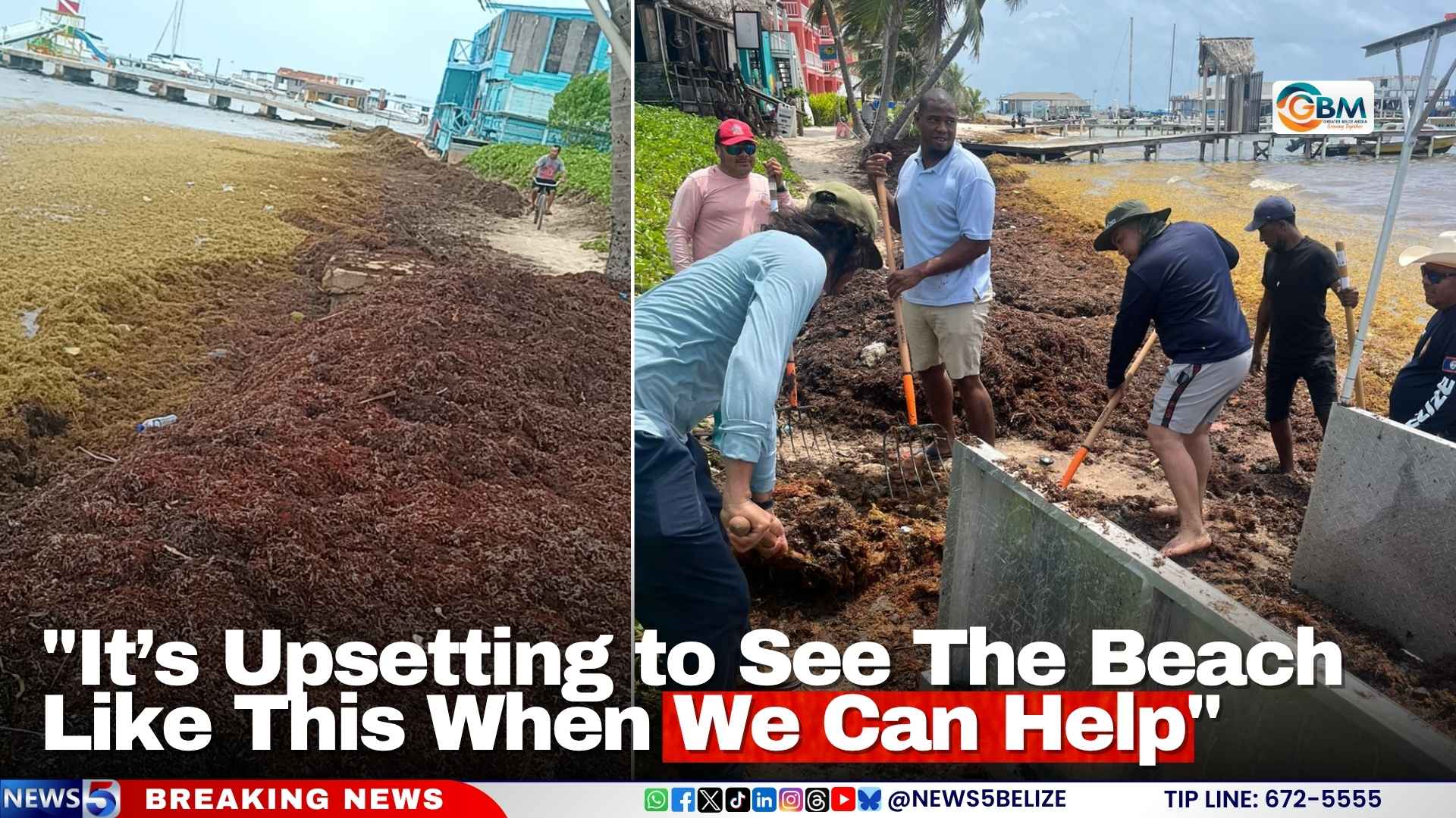 "It’s Upsetting to See The Beach Like This When We Can Help"