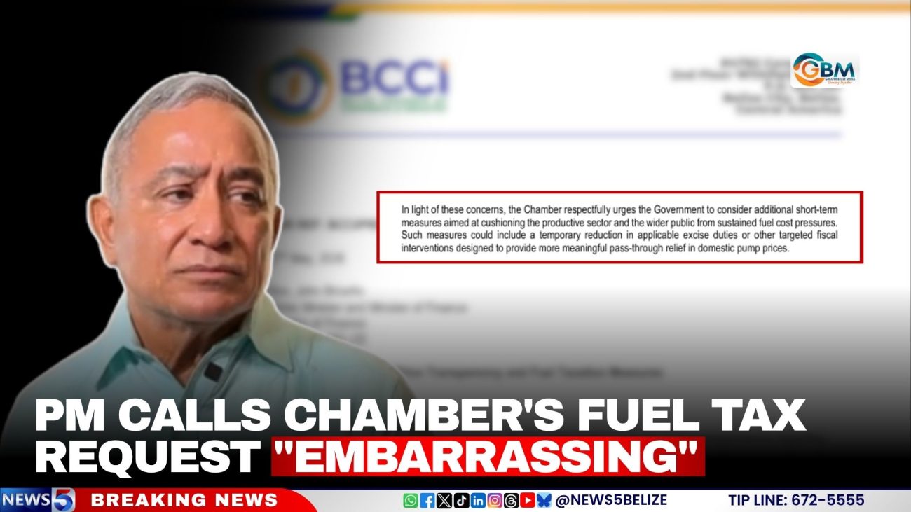 PM Calls Chamber's Fuel Tax Request "Embarrassing"