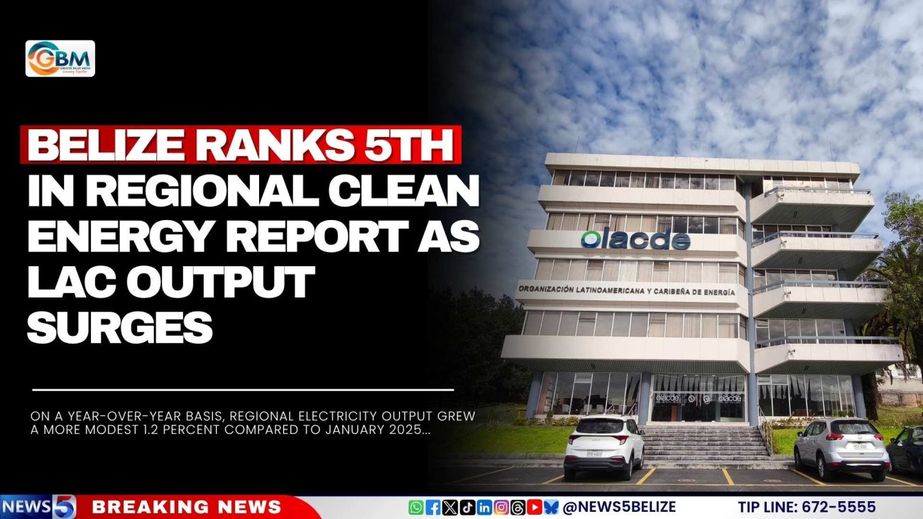 Belize Ranks 5th in Regional Clean Energy Report as LAC Output Surges