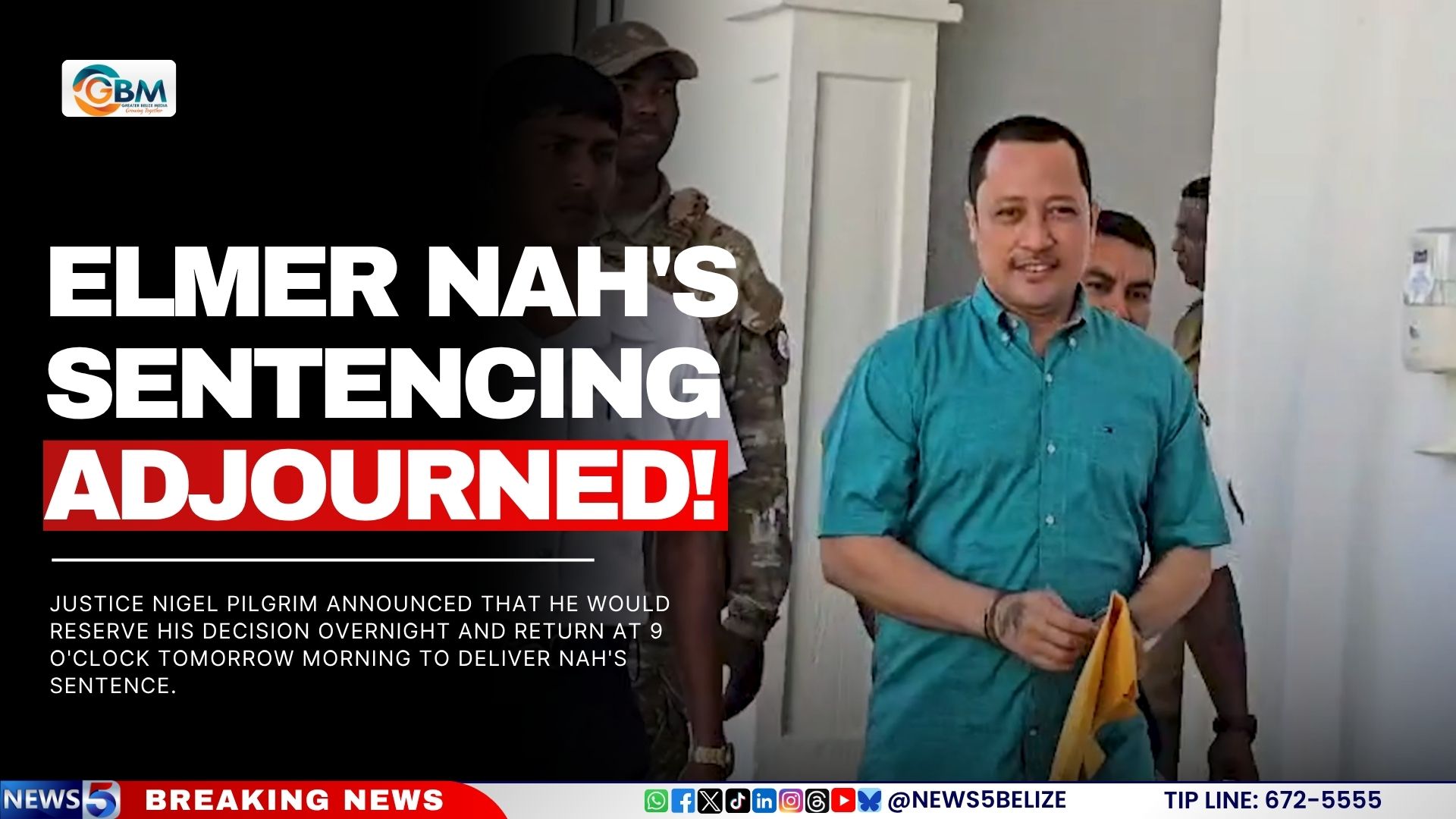 Elmer Nah's Sentencing Adjourned!