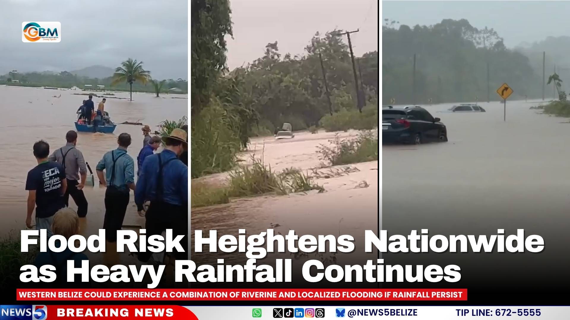 Flood Risk Heightens Nationwide as Heavy Rainfall Continues
