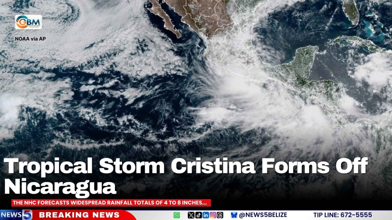 Tropical Storm Cristina Forms Off Nicaragua