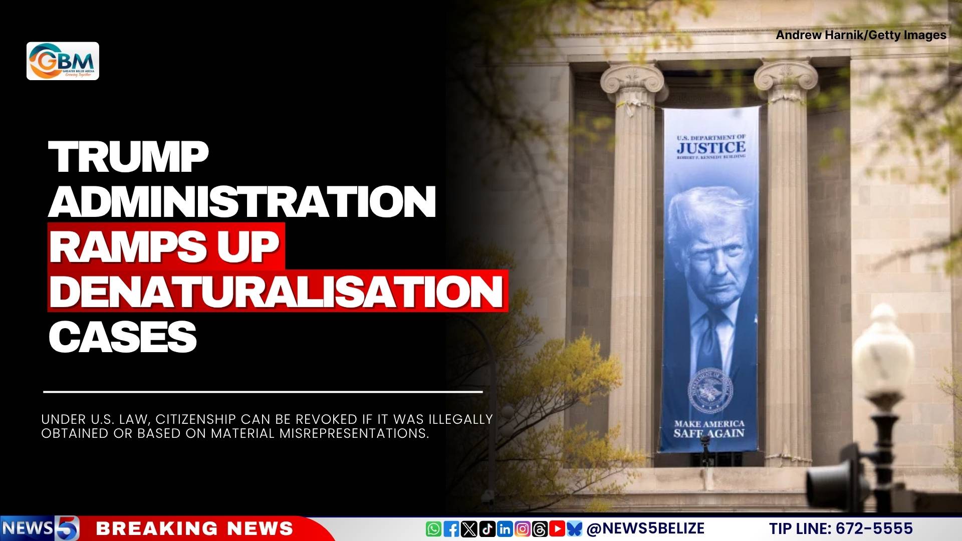 Trump Administration Ramps Up Denaturalisation Cases
