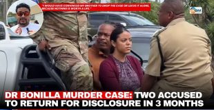 Dr Bonilla Murder Case: Two Accused to Return for Disclosure in 3 Months