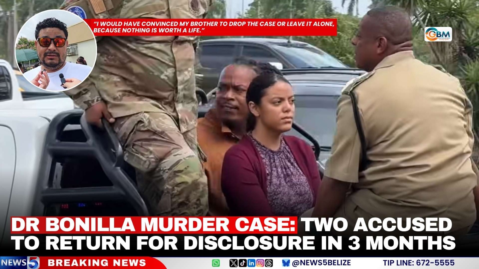 Dr Bonilla Murder Case: Two Accused to Return for Disclosure in 3 Months