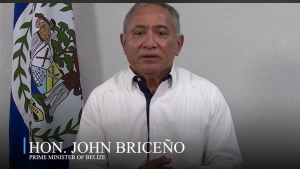 Prime Minister John Briceño