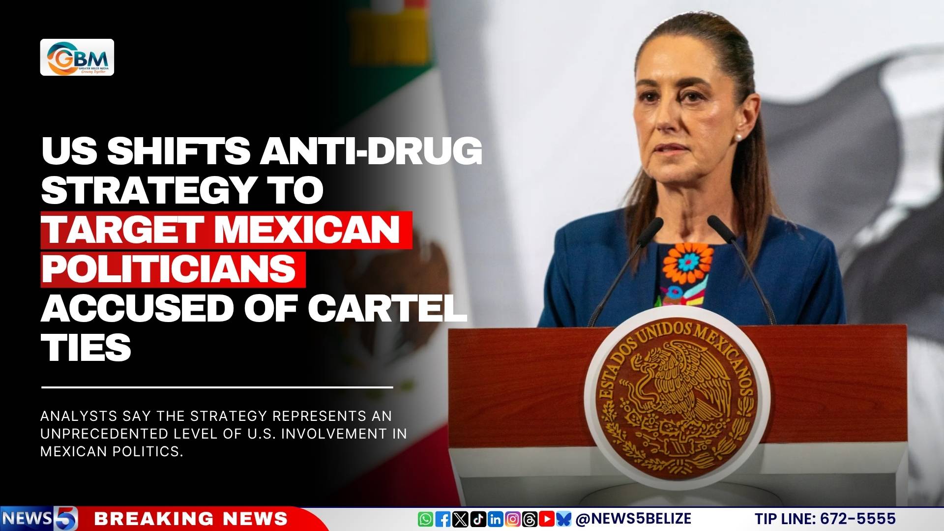 US Shifts Anti-Drug Strategy to Target Mexican Politicians Accused of Cartel Ties