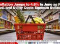 Inflation Jumps to 4.6% in June as Fuel, Food, and Utility Costs Squeeze Belizeans