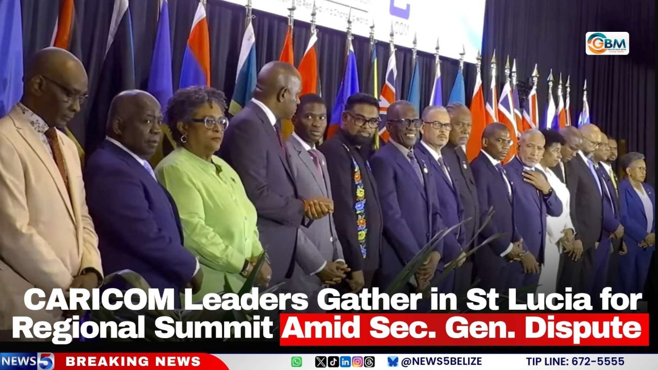 CARICOM Leaders Gather in St Lucia for Regional Summit Amid Secretary-General Dispute