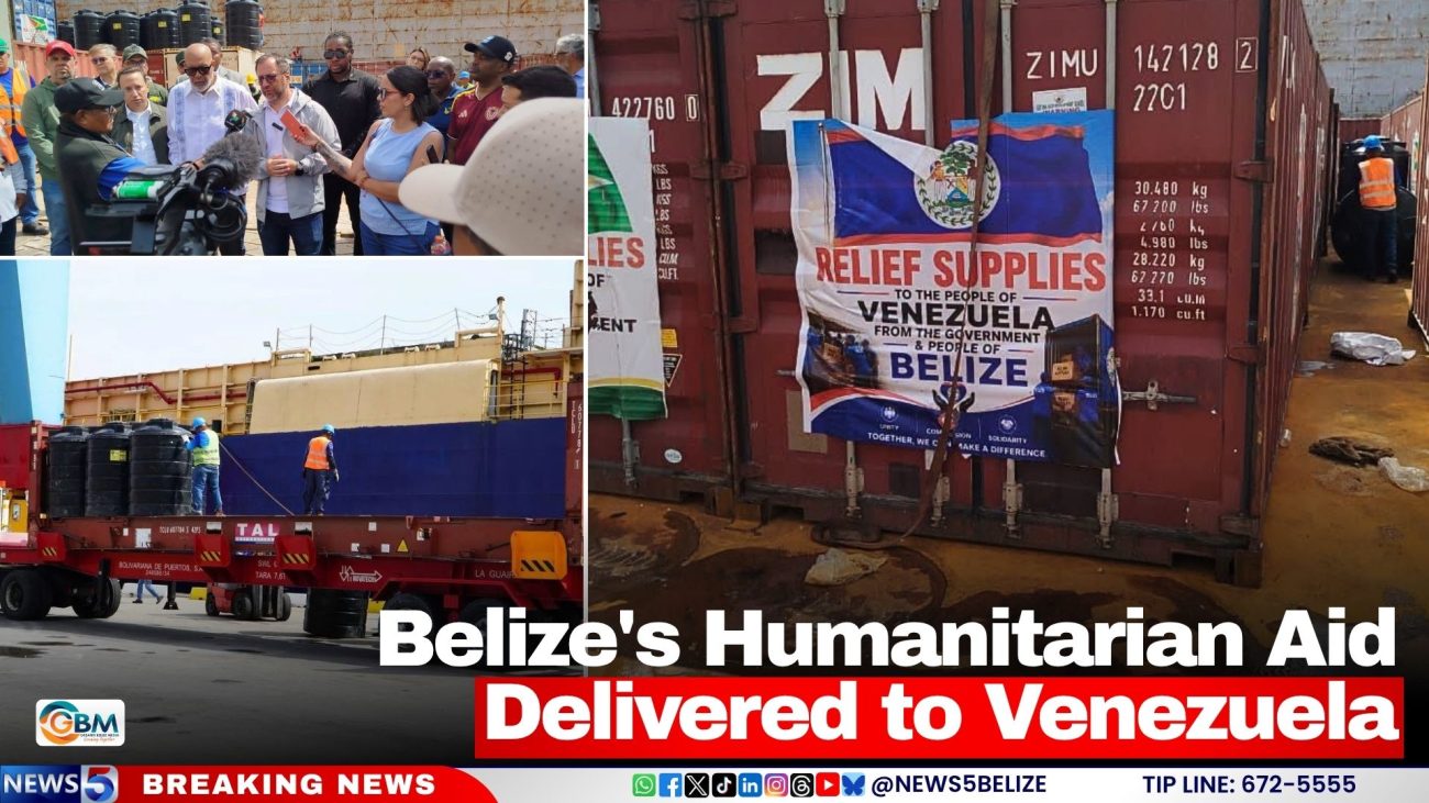 Belize's Humanitarian Aid Delivered to Venezuela