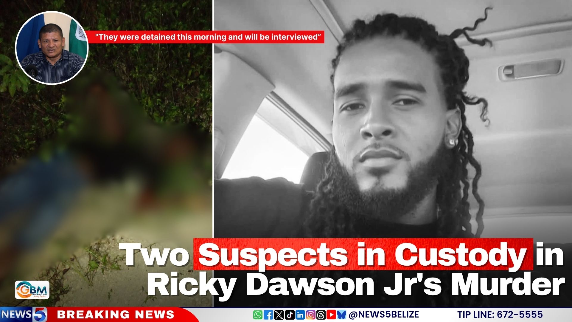 Two Suspects in Custody in Ricky Dawson Jr's Murder