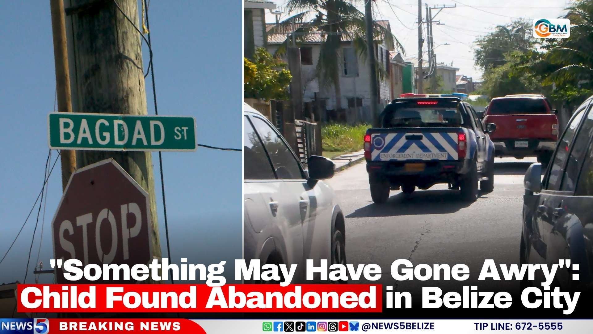 "Something May Have Gone Awry": Child Found Abandoned in Belize City