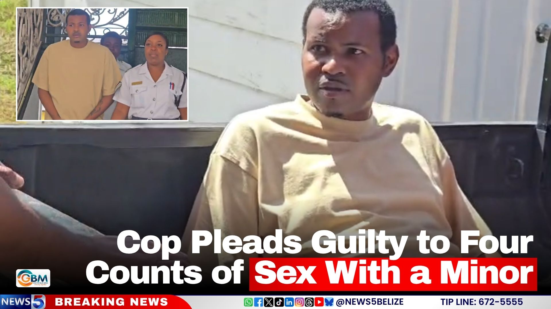 Cop Pleads Guilty to Four Counts of Sex With a Minor