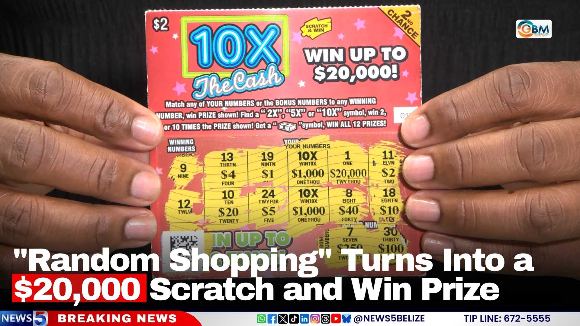 "Random Shopping" Turns Into a $20,000 Scratch and Win Prize