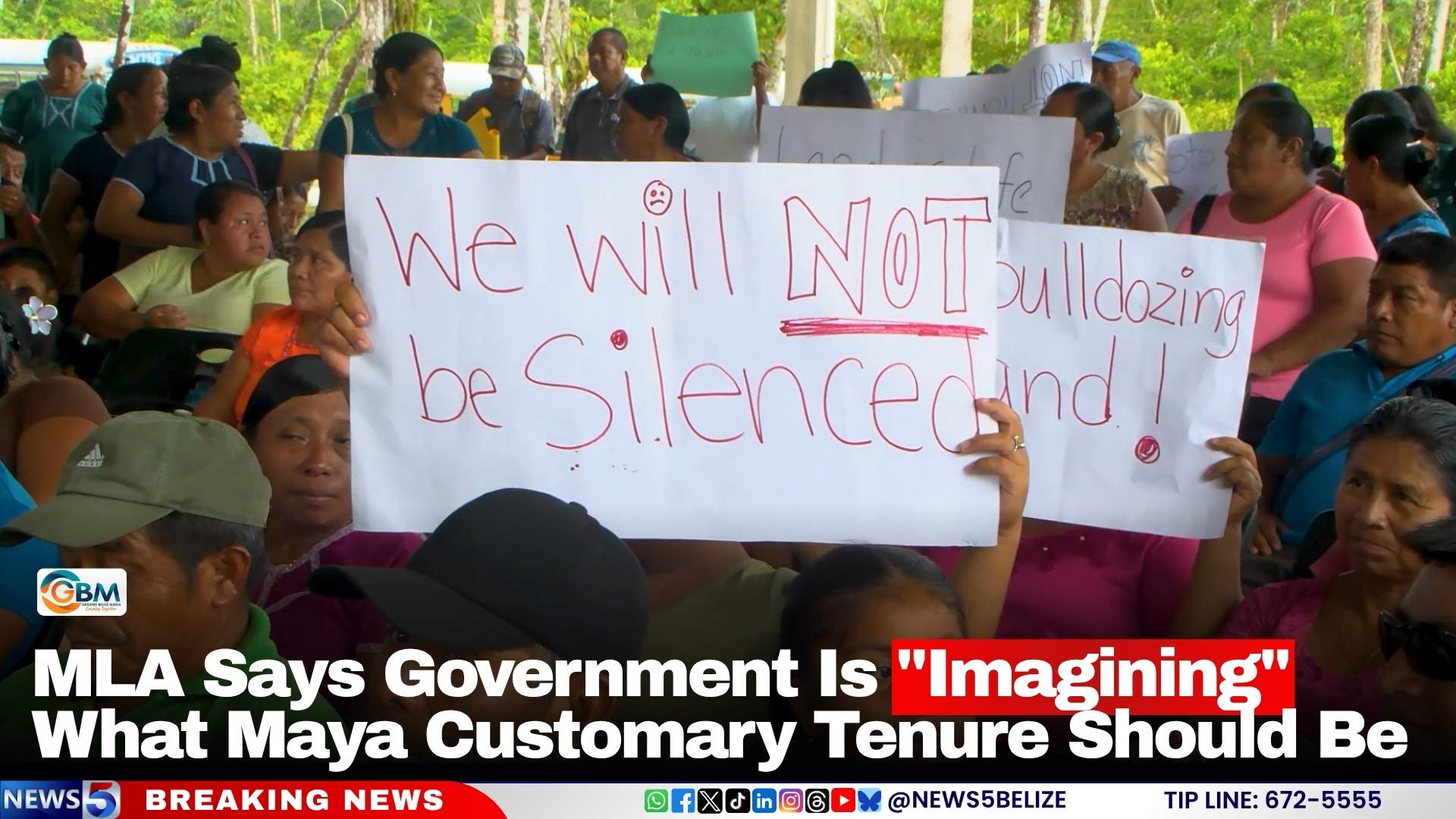 MLA Says Government Is "Imagining" What Maya Customary Tenure Should Be