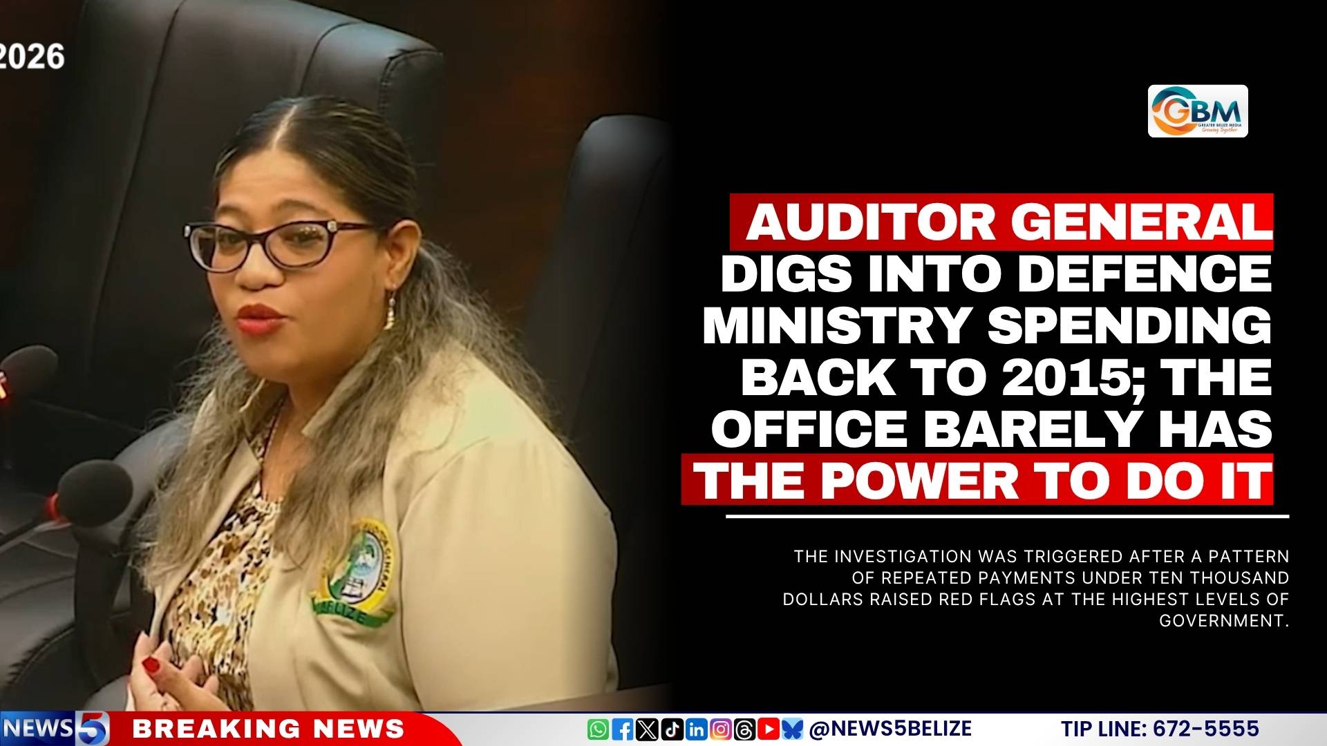 Auditor General Digs Into Defence Ministry Spending Back to 2015; The Office Barely Has the Power to Do It