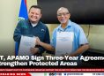 The agreement commits PACT to continuing financial support for APAMO to strengthen the organisation's capacity