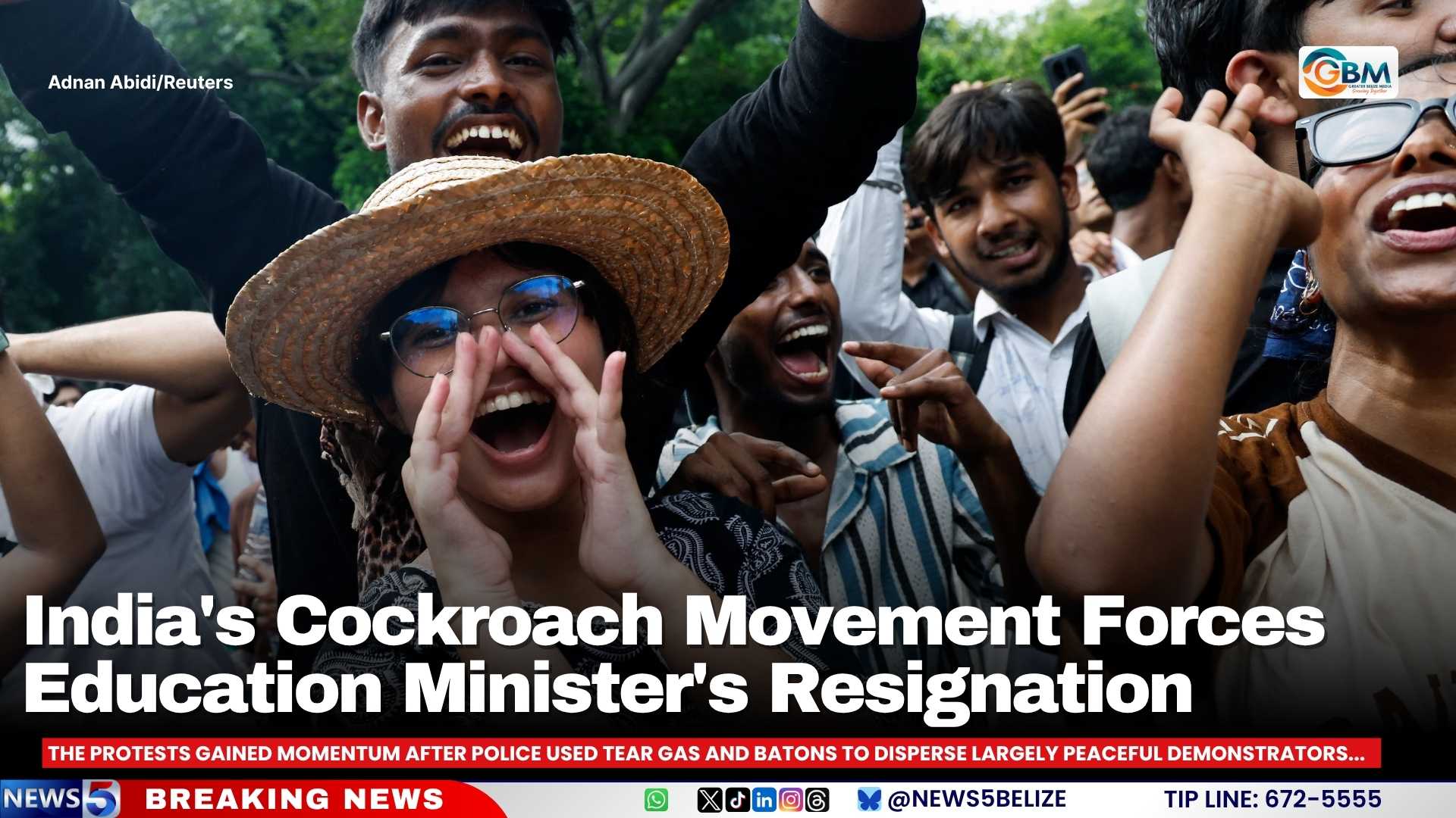 India's Cockroach Movement Forces Education Minister's Resignation